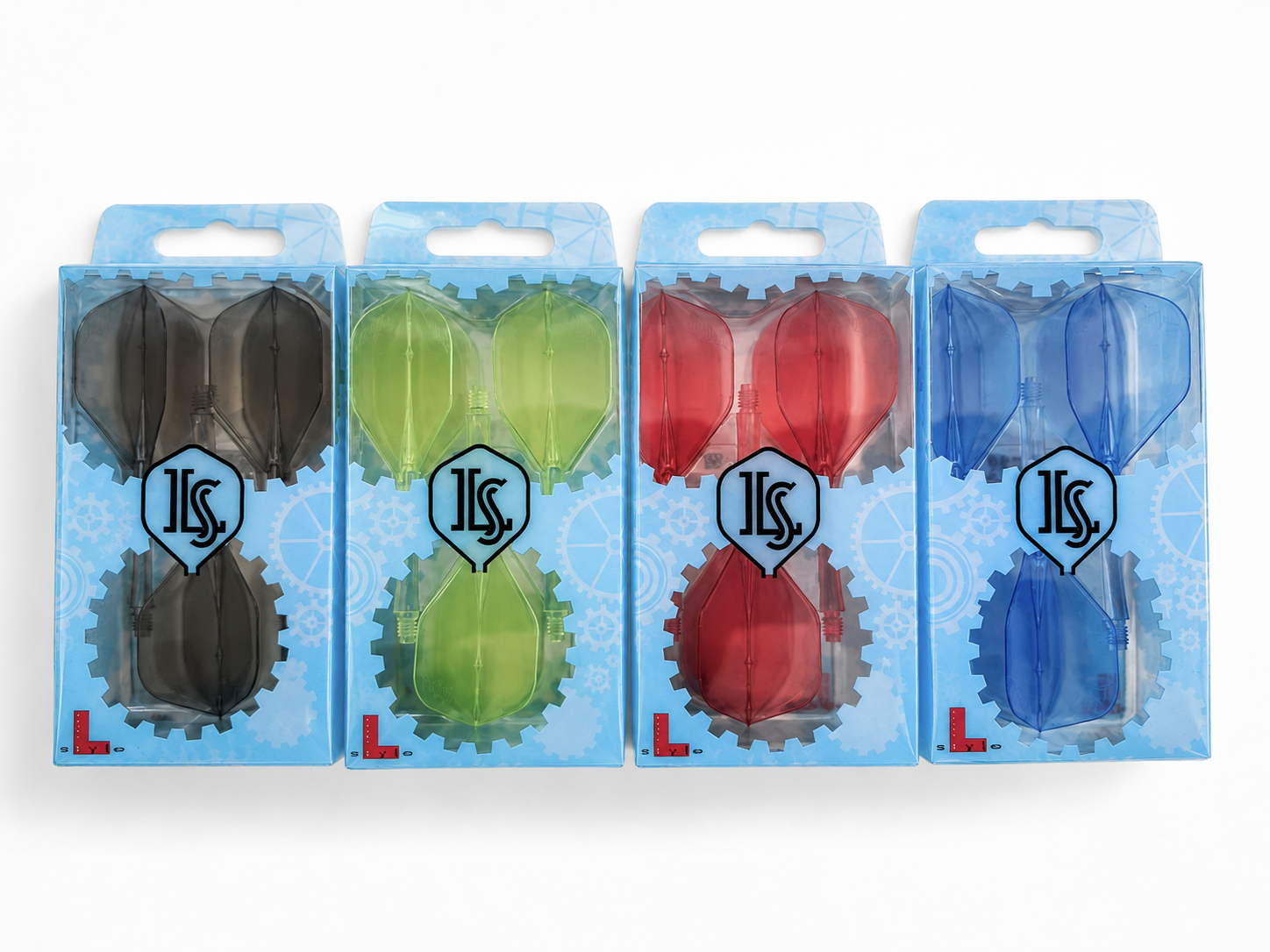 Image of L-Style L-System Flights - Clear Black