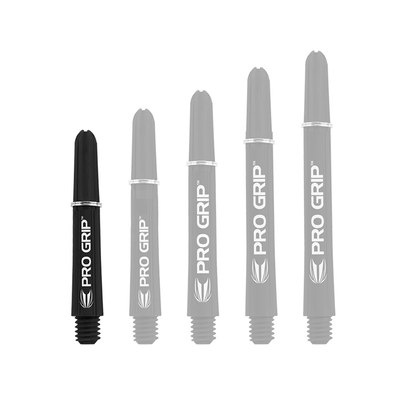Target Pro Grip Shafts - 3er Set - Schwarz