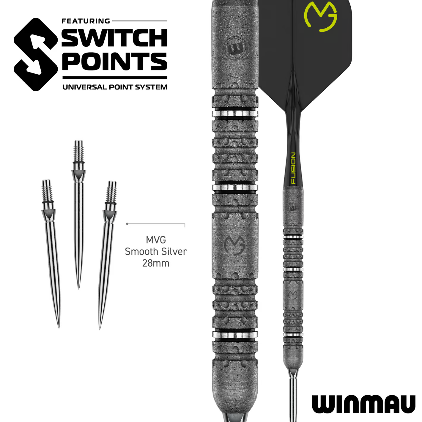 Image of Winmau Michael van Gerwen Signature Edition Switch Points Steeldarts