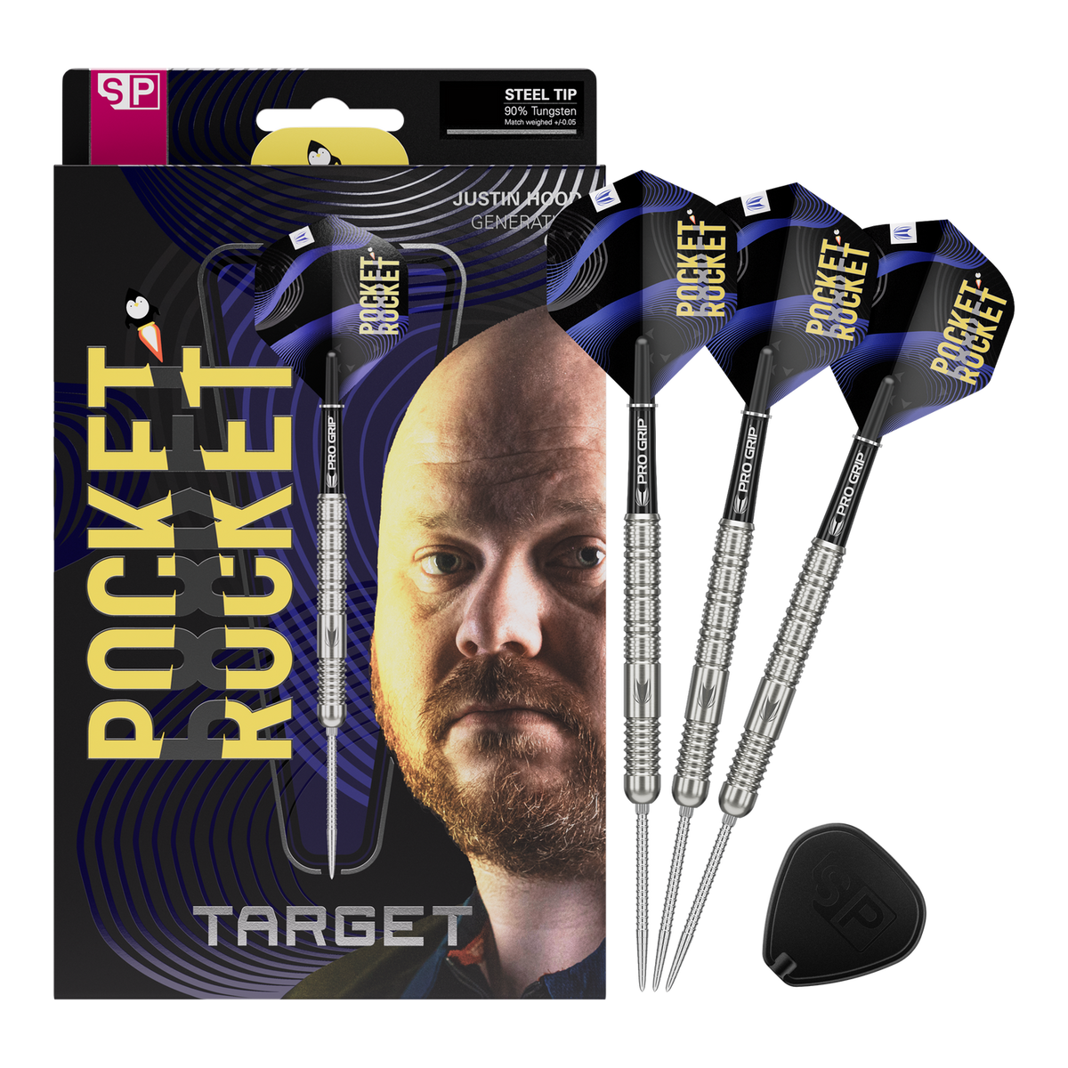 Target Justin Hood Swiss Point Steeldarts 23g – 90% Tungsten