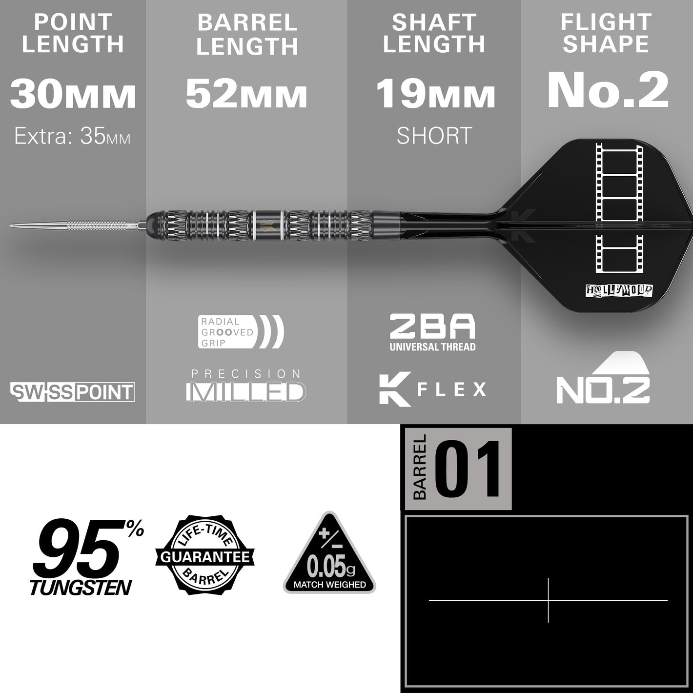 Target Chris Dobey 95K Swiss Point Steeldarts