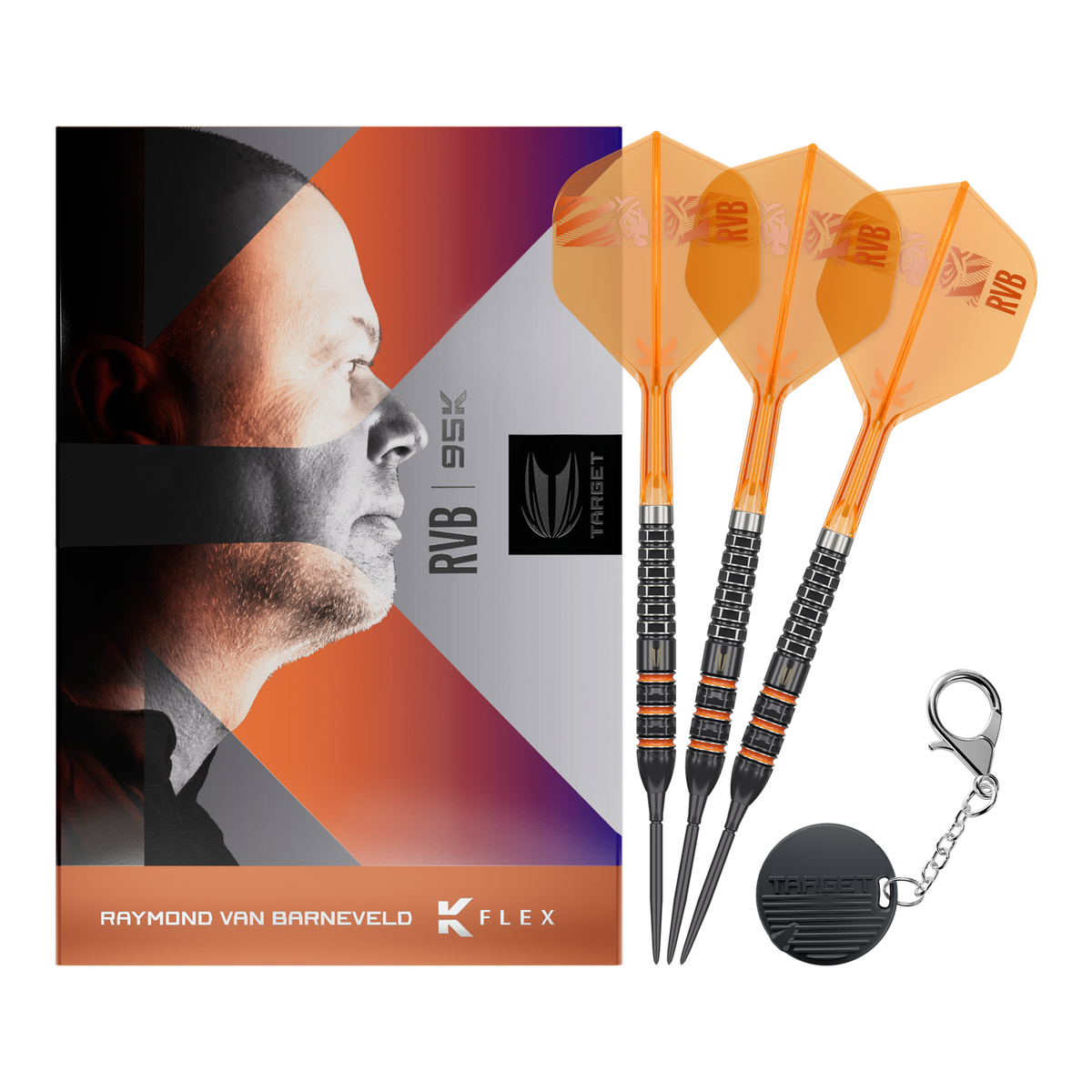 Target Raymond van Barneveld 95K Swiss Point Steeldarts – 95% Tungsten
