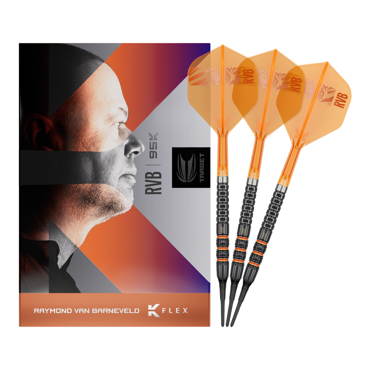 Target Raymond van Barneveld 95K Softdarts 20g – 95% Tungsten