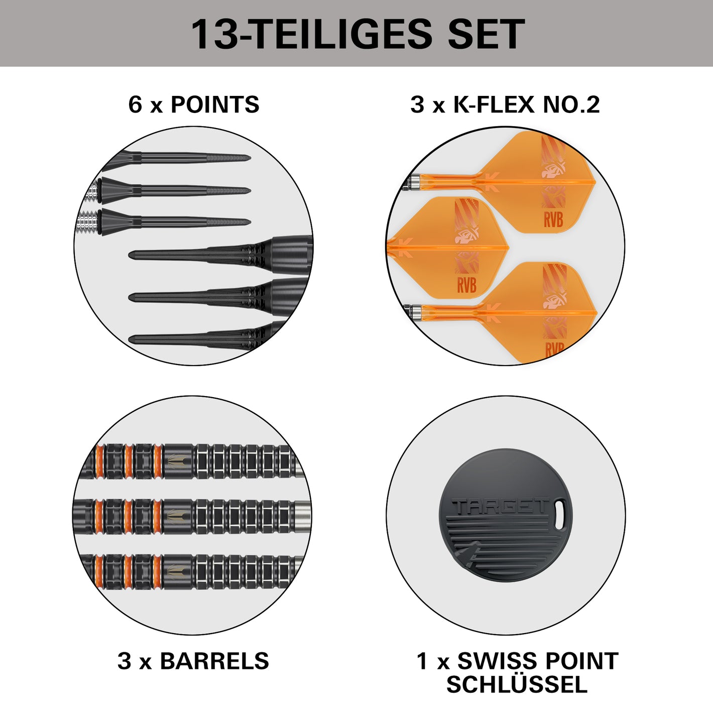 Image of Target Raymond van Barneveld 95K Softdarts 20g – 95% Tungsten