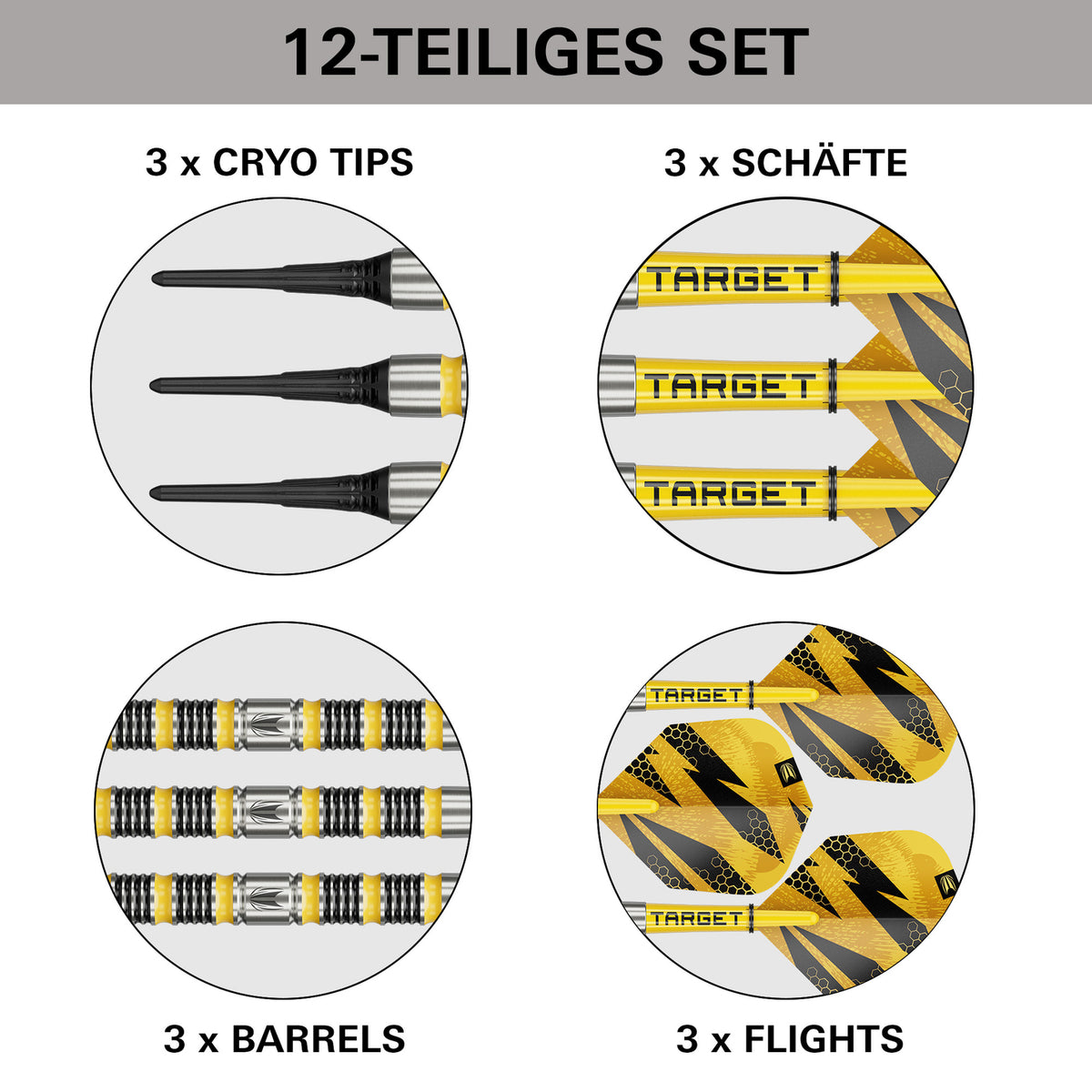 Target Buzz 11 Softdarts – 90% Tungsten