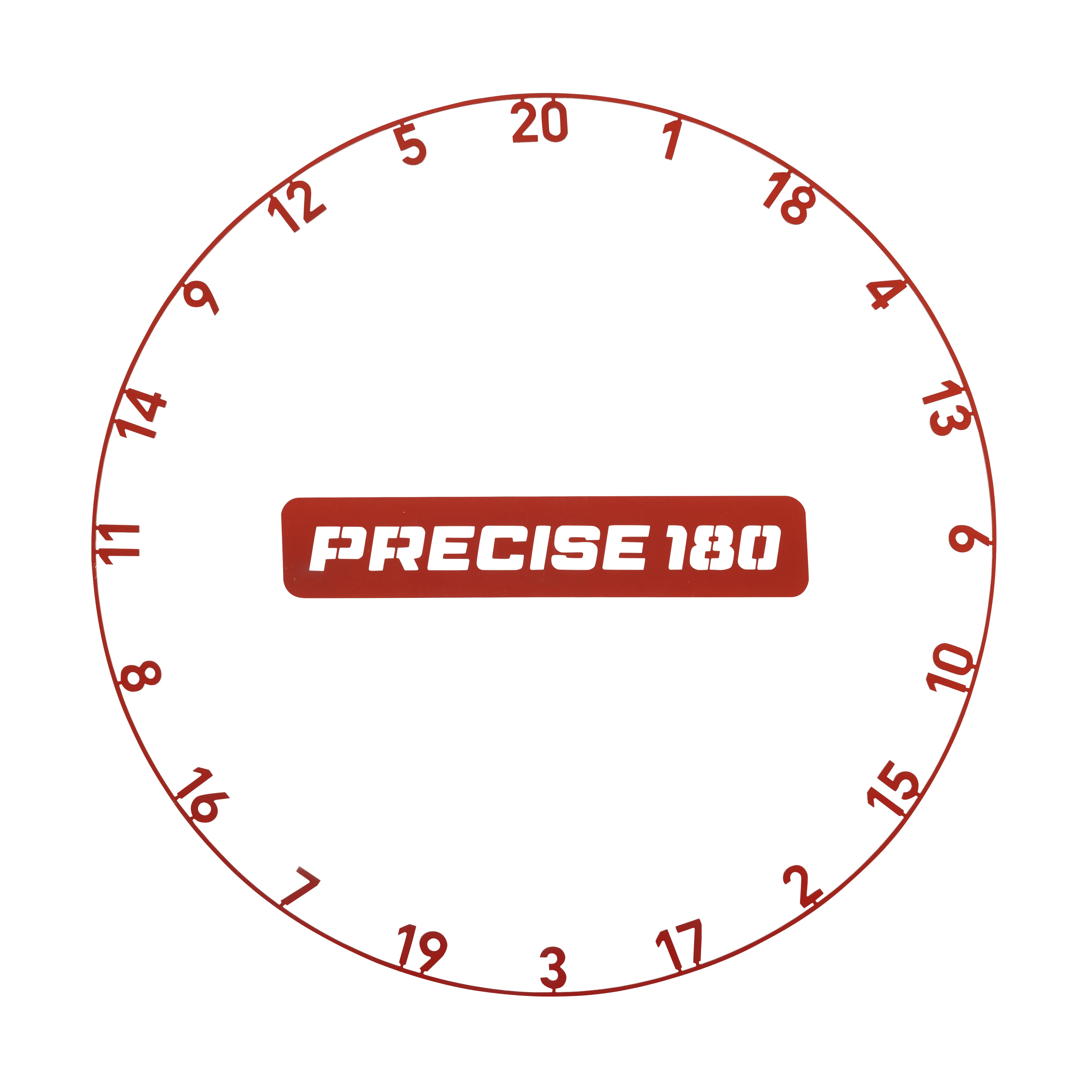 Image of Precise 180 - Zahlenring Vintage Inferno Red für Dartboards