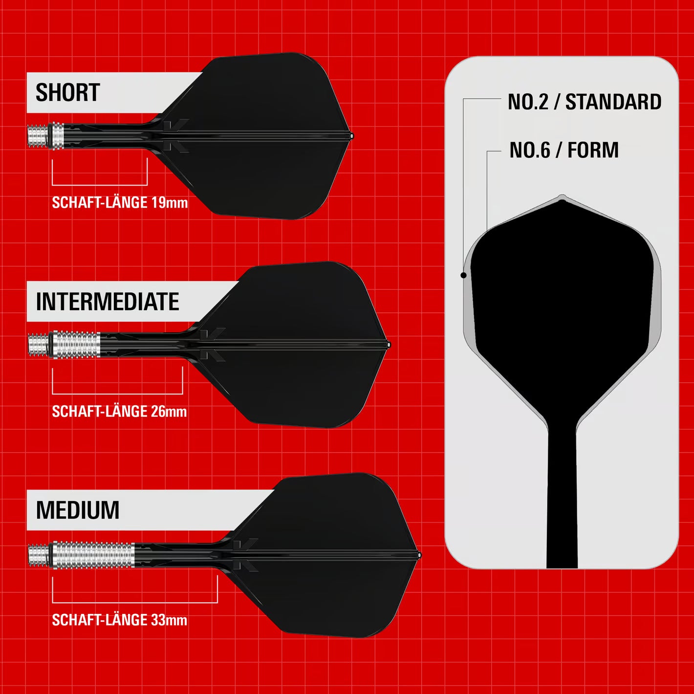 Image of Target K-Shift No2 Standard Flights - Schwarz
