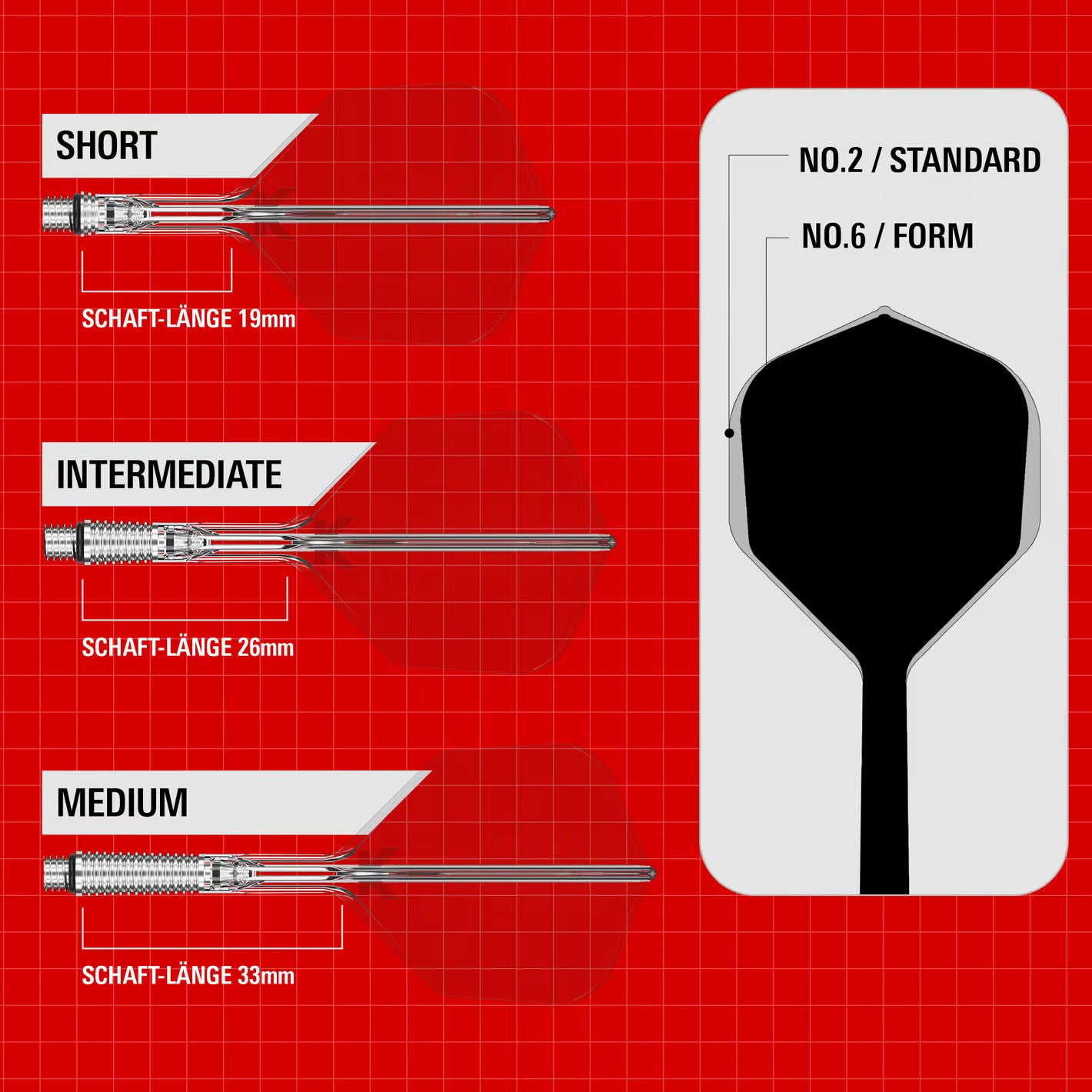 Target K-Shift No2 Standard Flights - Clear