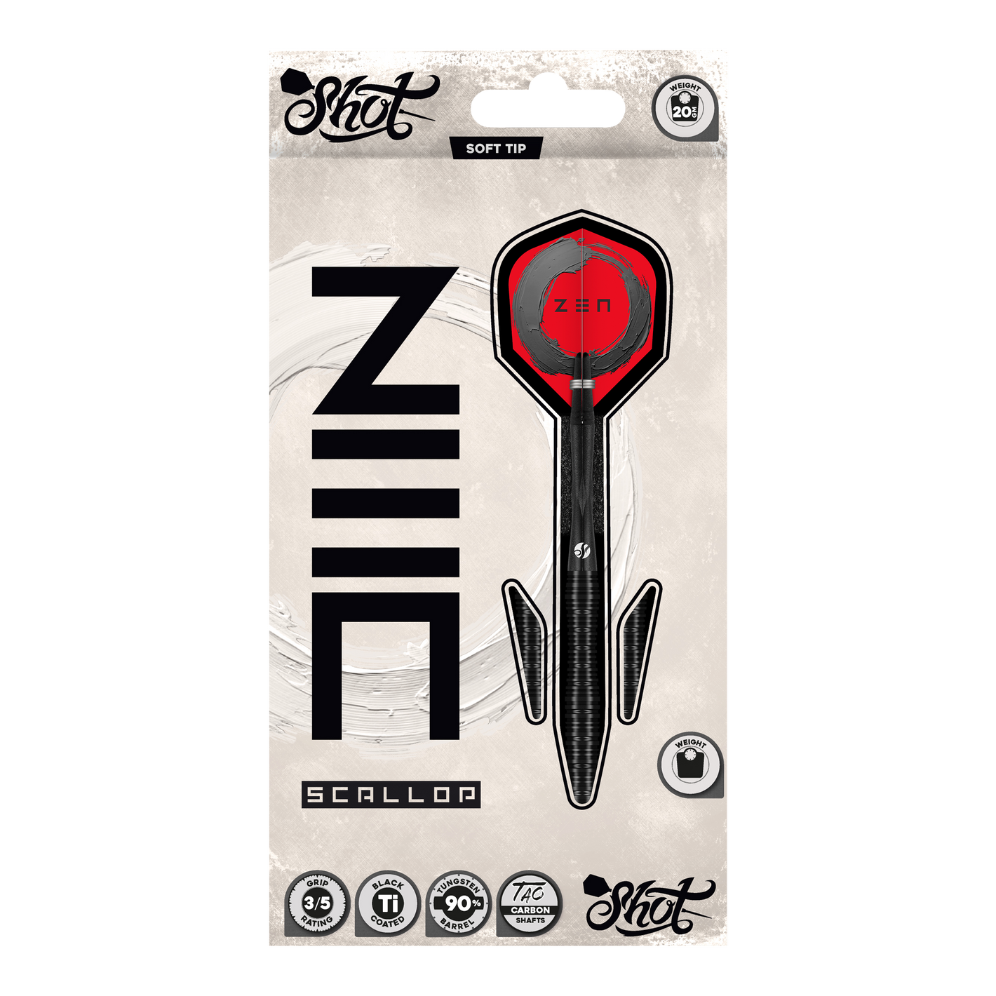 Image of Shot ZEN Scallop Softdarts - 20g