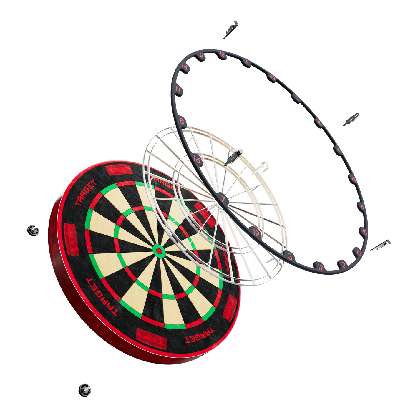 Image of Target TOR Evo Komplettset – Dartboard, Surround & Beleuchtung