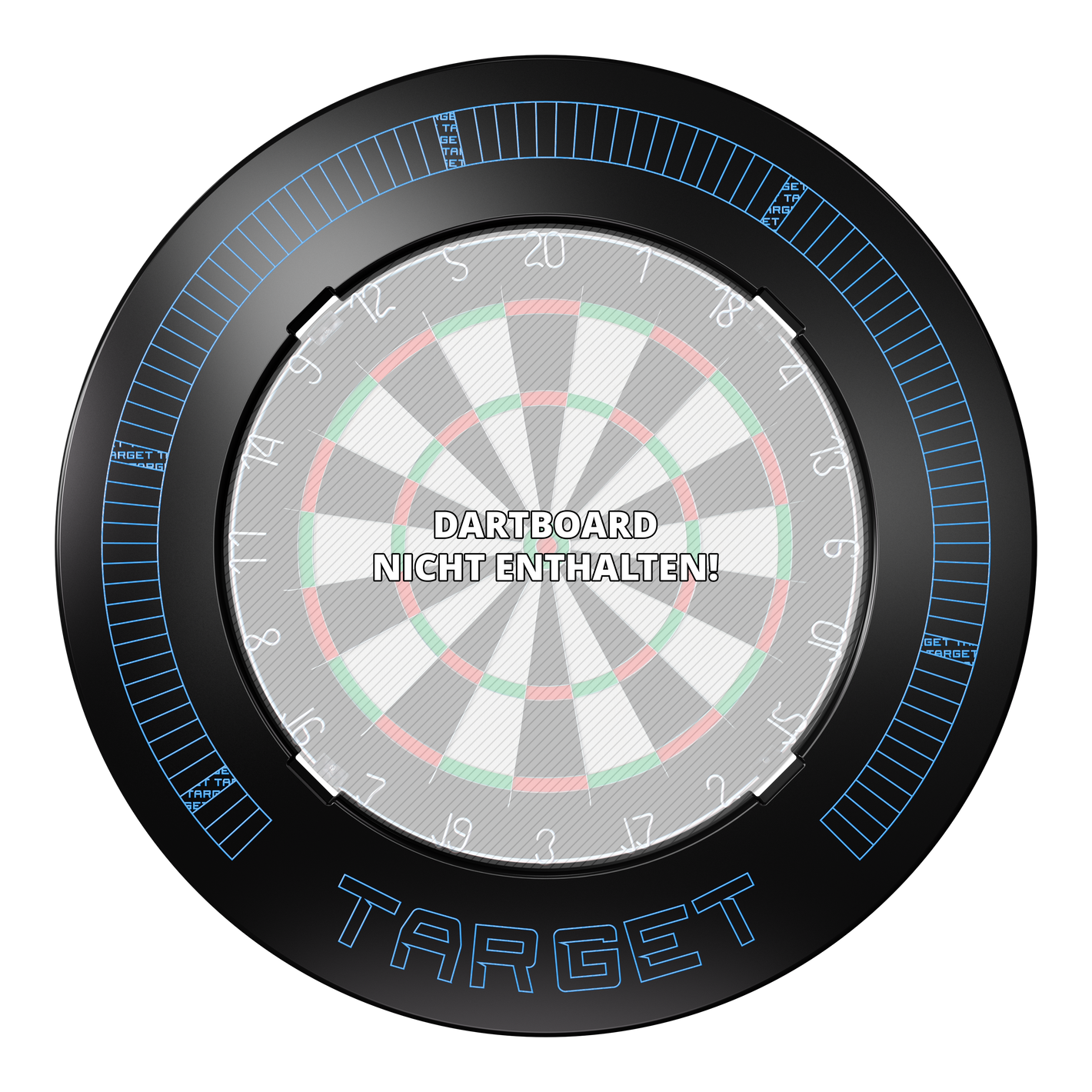 Image of Target Corona Vision Notched Dartboard Surround mit LED-Beleuchtung