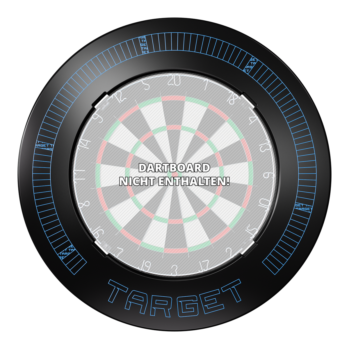 Target Corona Vision Notched Dartboard Surround mit LED-Beleuchtung