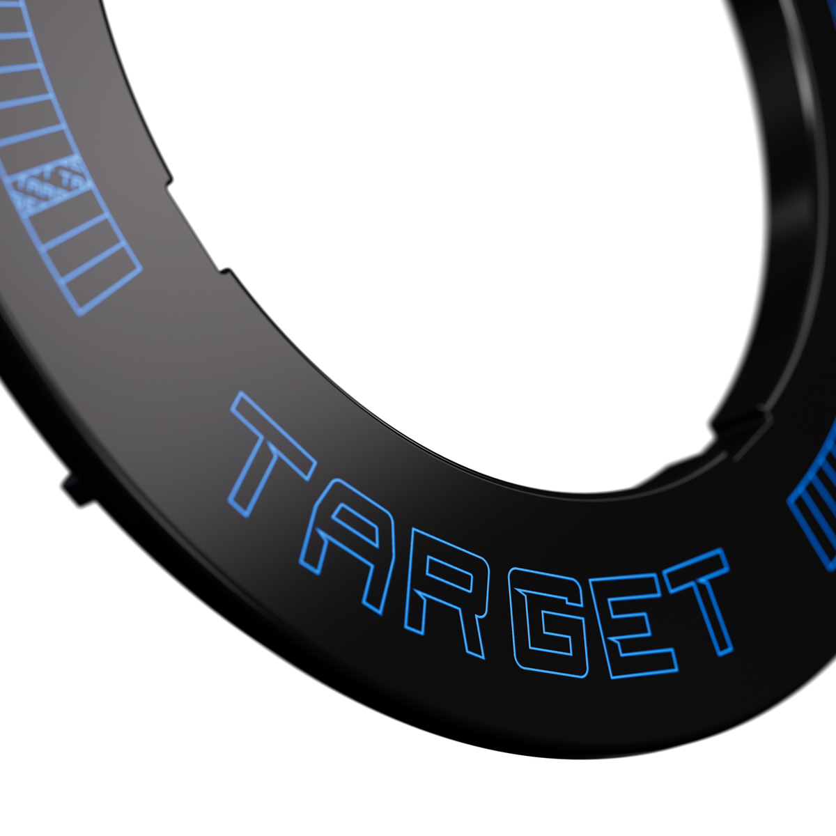 Target Corona Vision Notched Dartboard Surround mit LED-Beleuchtung