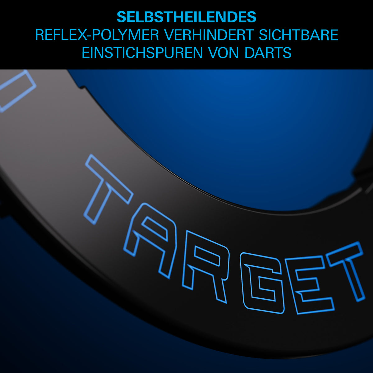 Target Corona Vision Notched Dartboard Surround mit LED-Beleuchtung