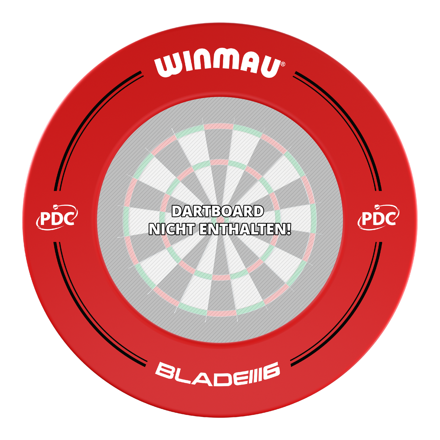 Image of Winmau PDC Dartboard Surround - Rot