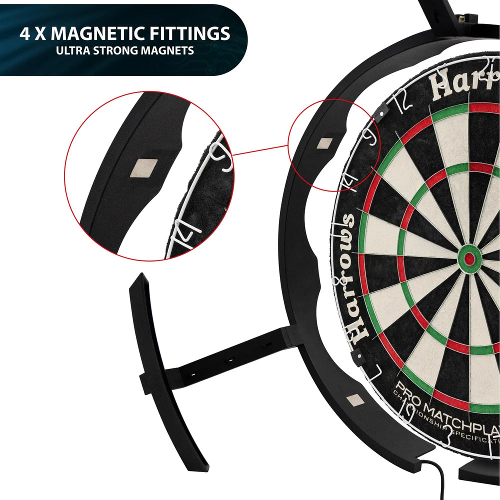Harrows Trilight LED Dartscheibenbeleuchtung – 3-fach Dartboard Licht