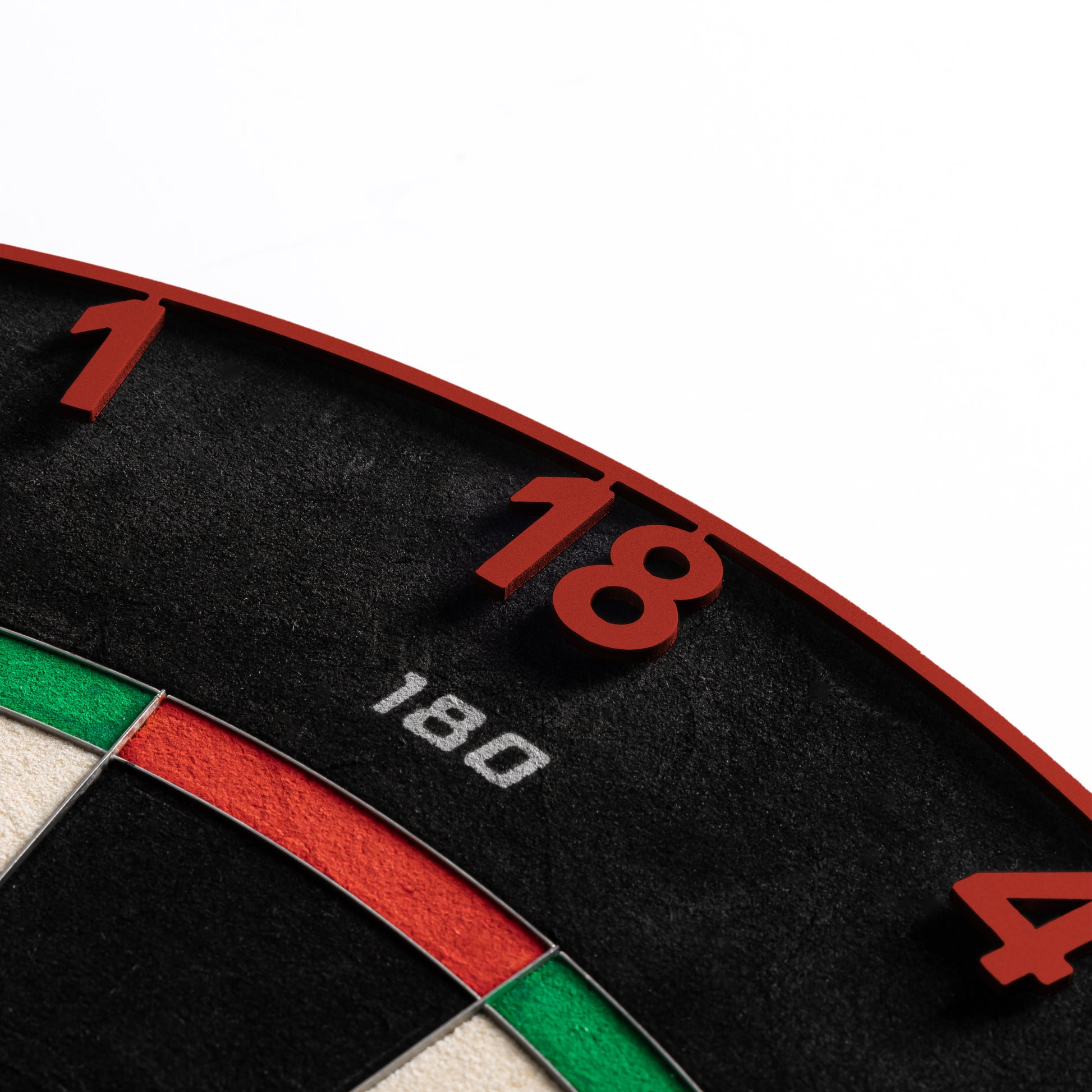 Precise 180 - Zahlenring Vintage Inferno Red für Dartboards