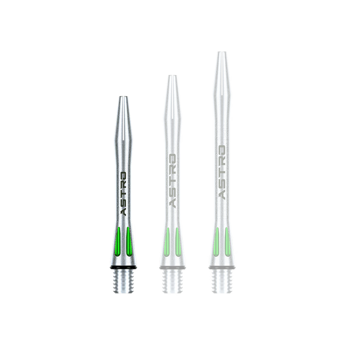 Winmau Triad Aluminium Shafts - Grün