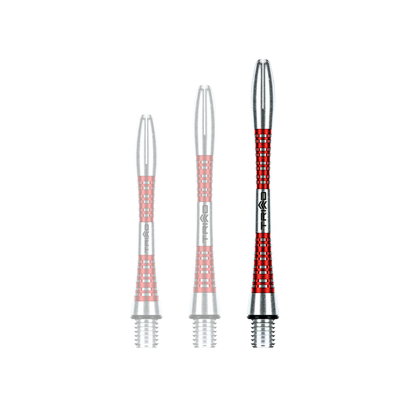 Image of Winmau Triad Aluminium Shafts - Rot