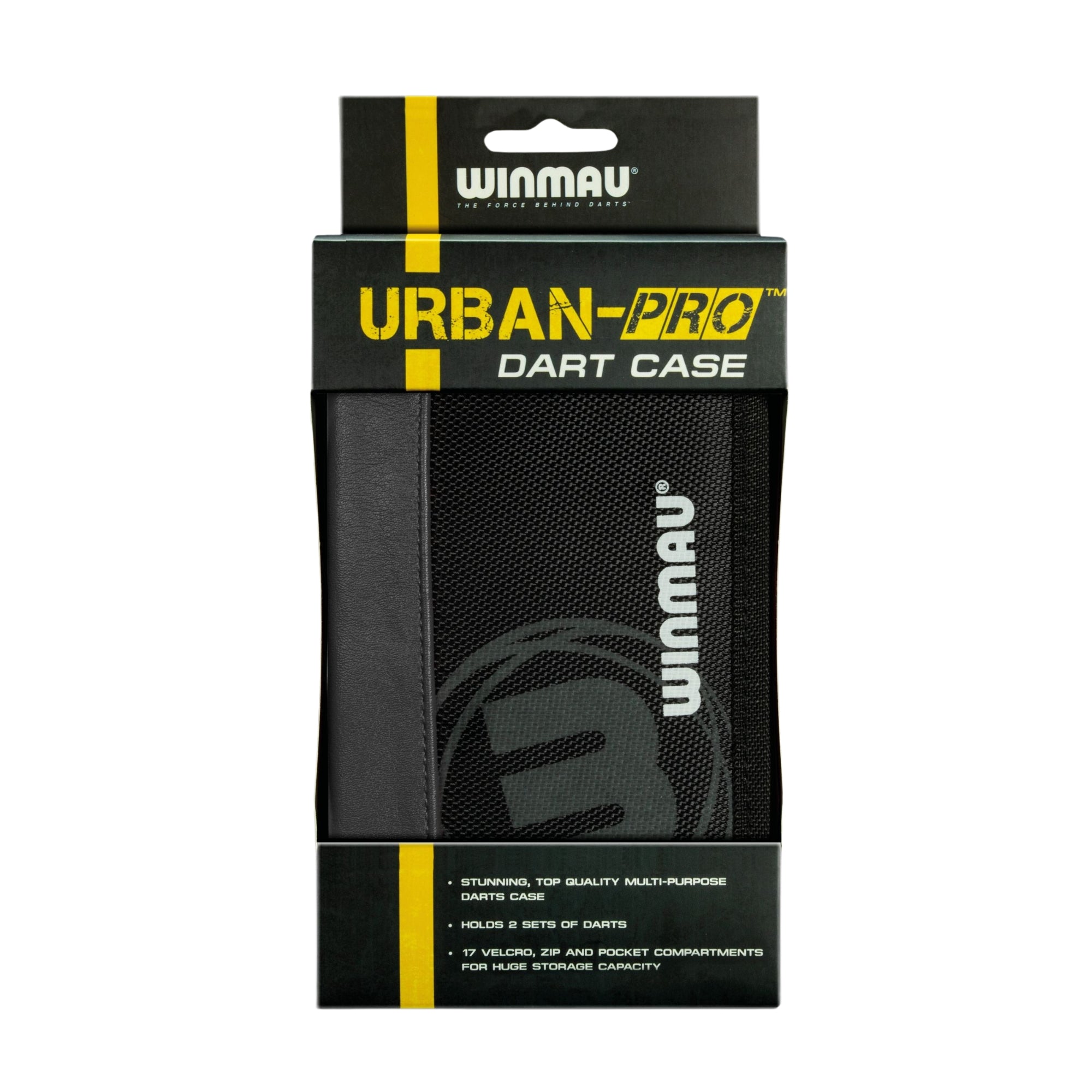 Image of Winmau Urban Pro Dartcase Schwarz – Darttasche für 2 Dartsets