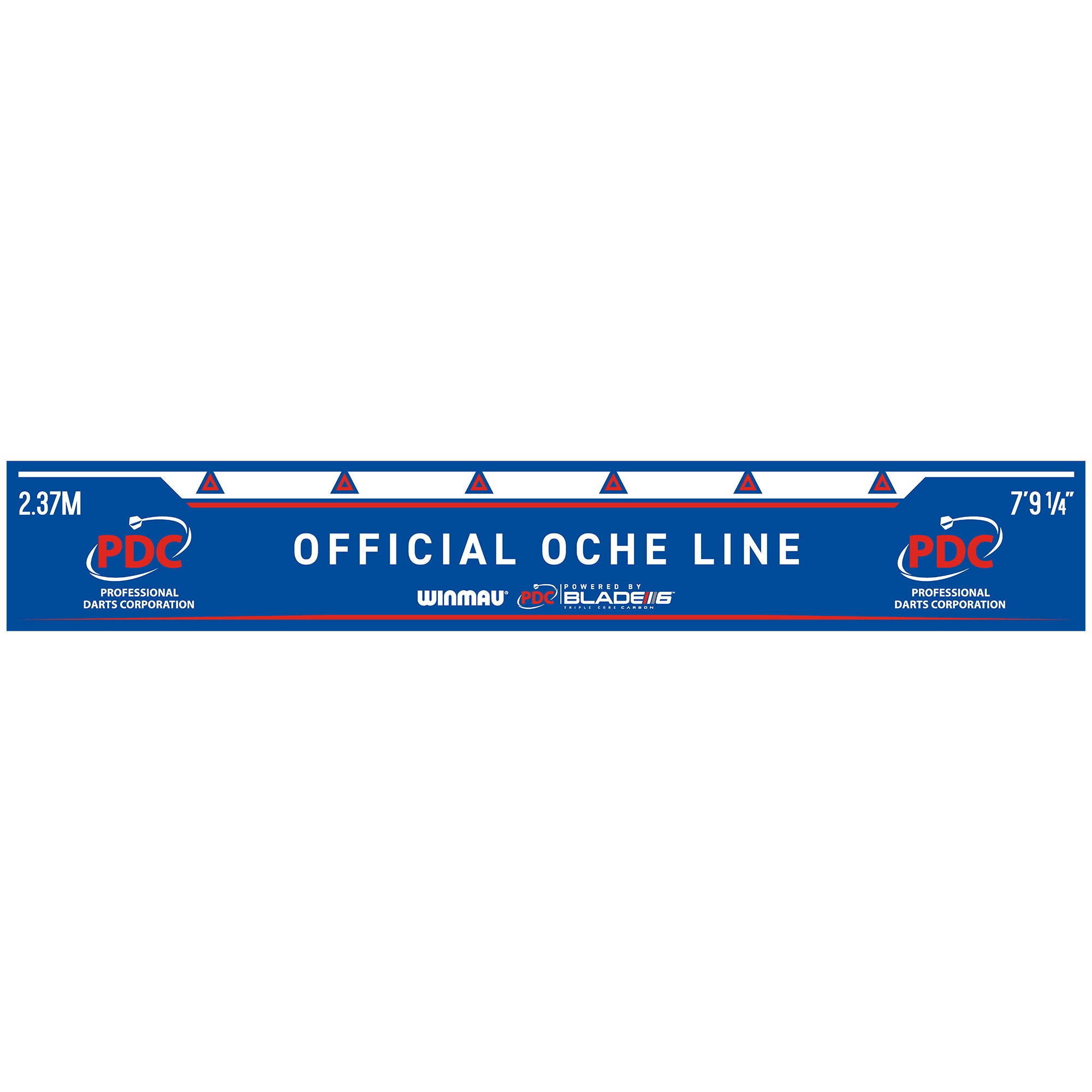 Image of Winmau Oche Line PDC Blue – Selbstklebende Abwurflinie