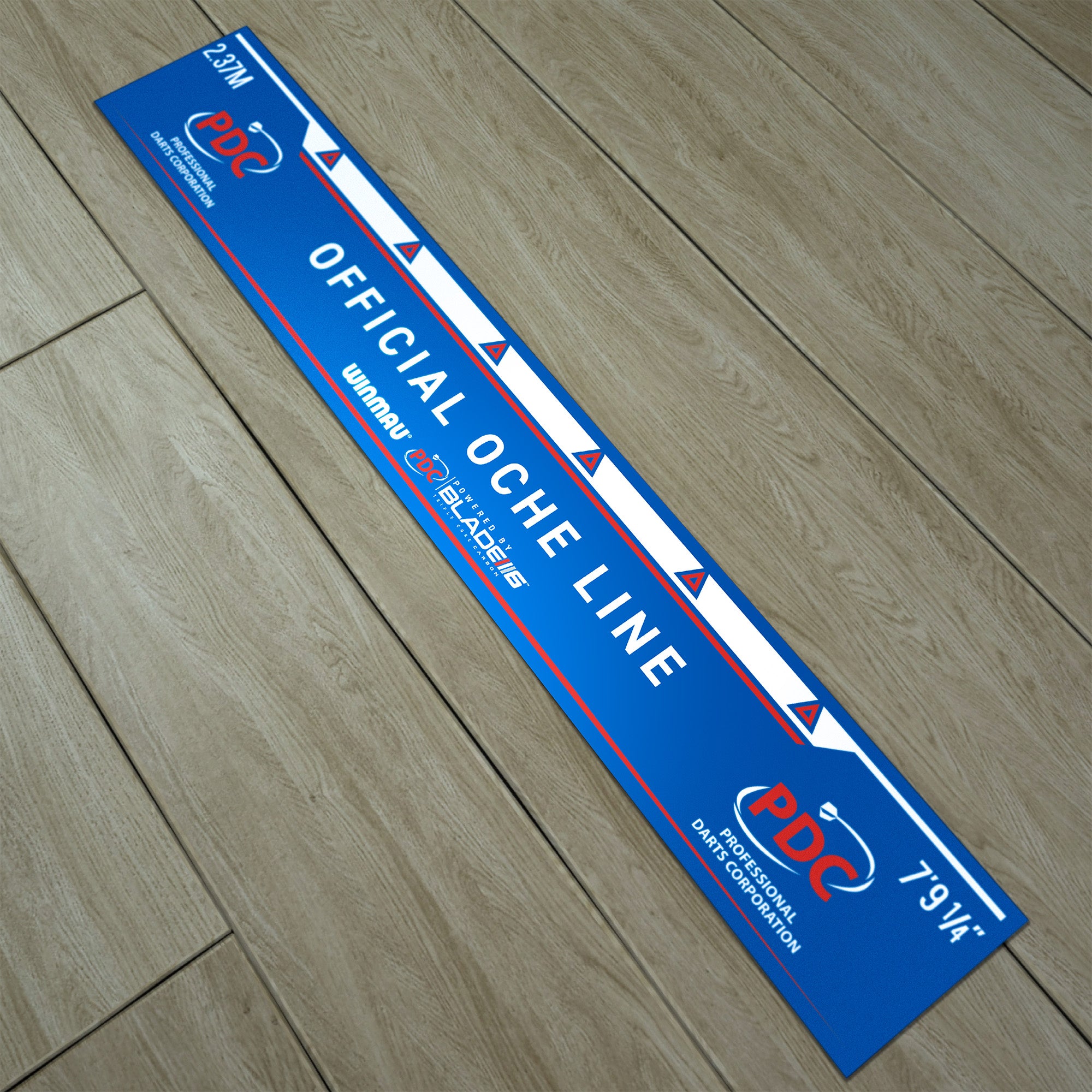 Image of Winmau Oche Line PDC Blue – Selbstklebende Abwurflinie