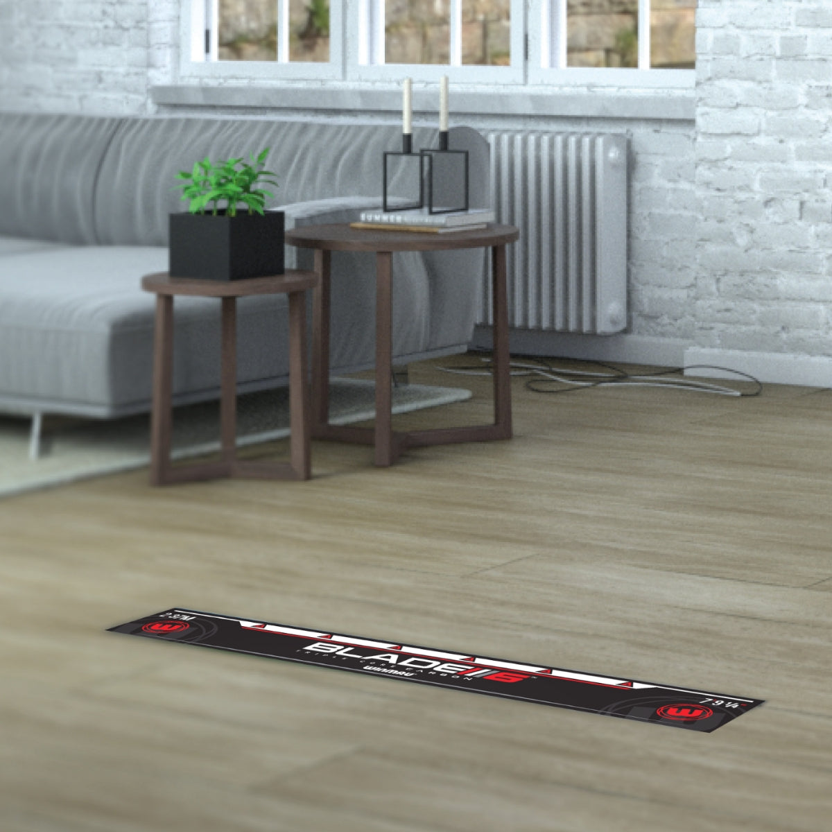 Image of Winmau Oche Line PDC Blue – Selbstklebende Abwurflinie