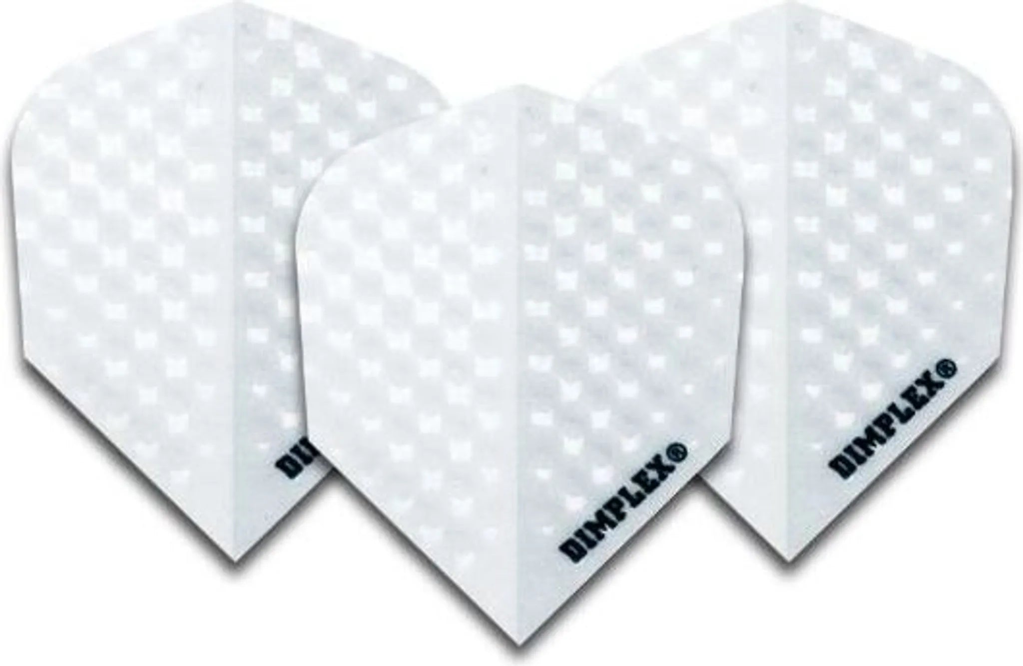 Image of Harrows Dimplex Plain White Flights – 100 Micron
