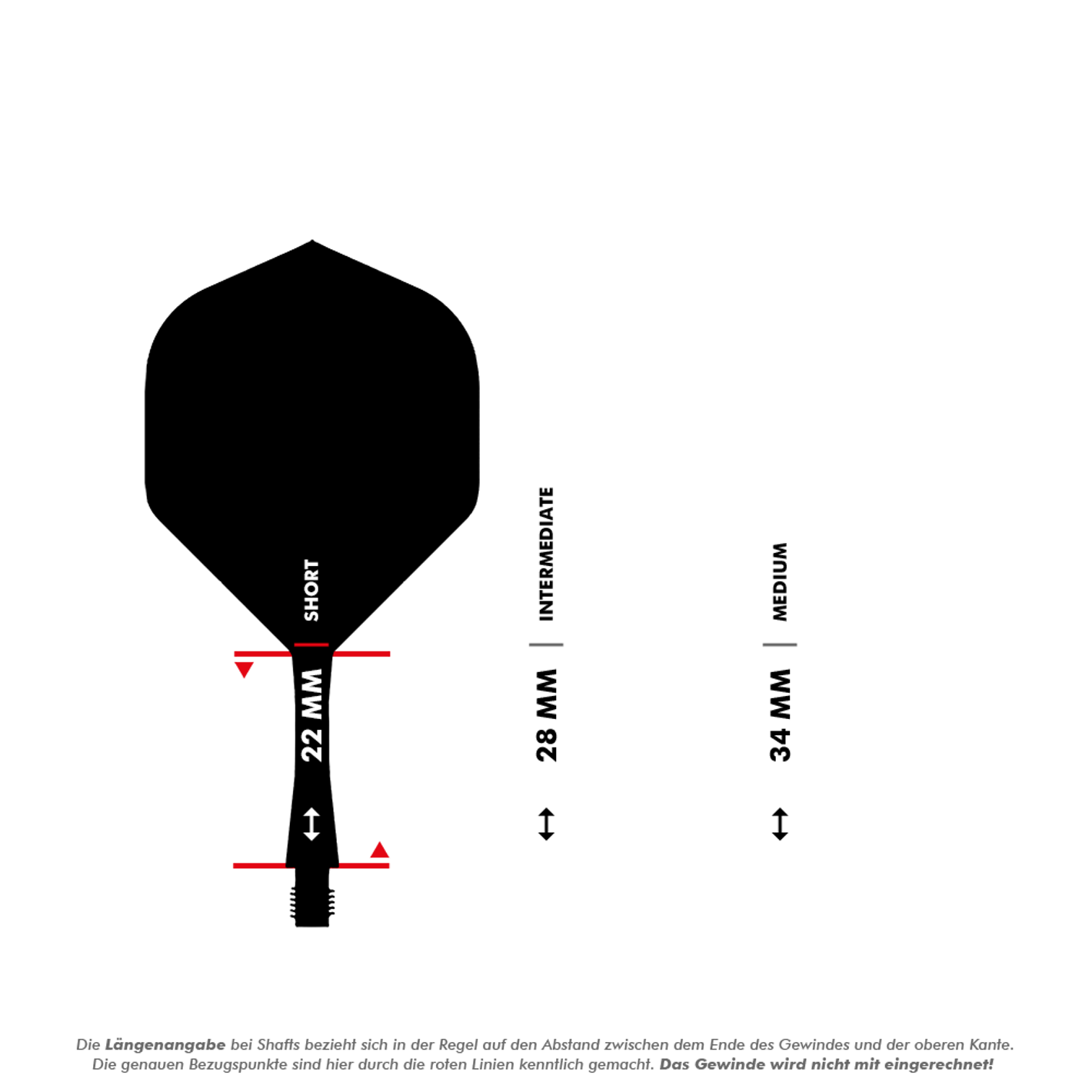 Image of Winmau Fusion Flight-Shaft-System Standard Orange