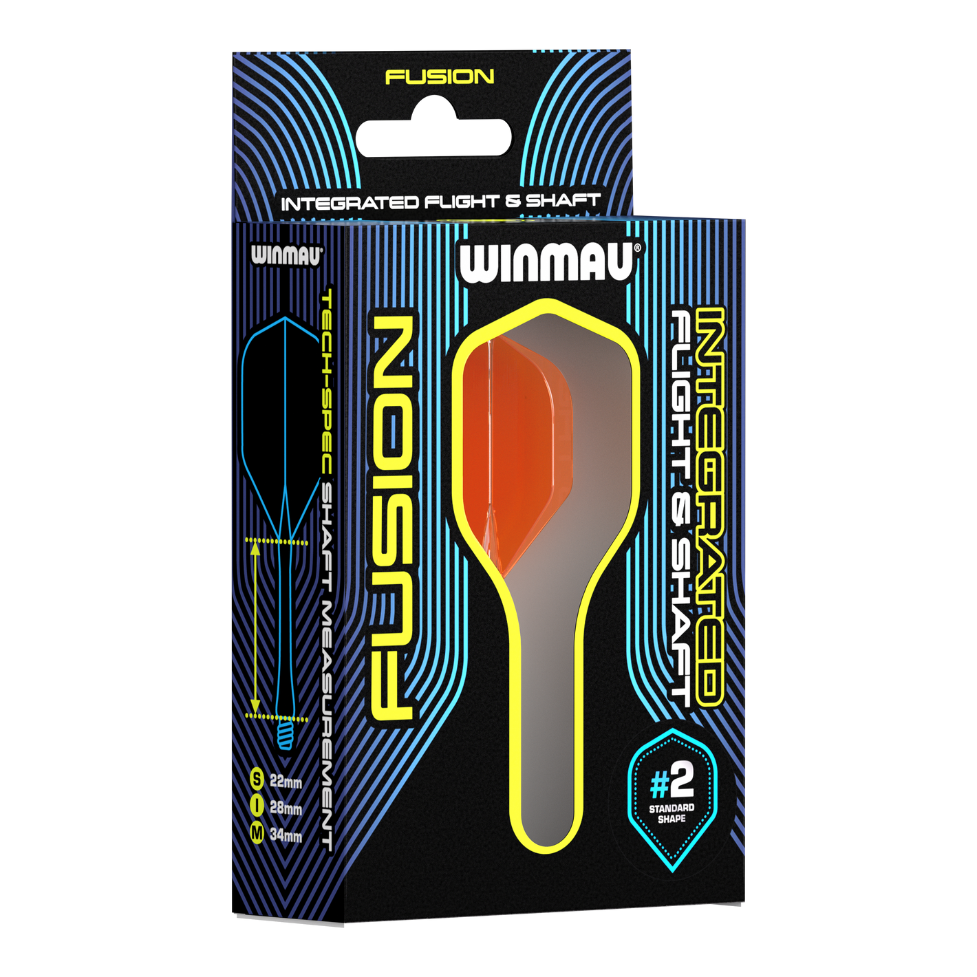 Image of Winmau Fusion Flight-Shaft-System Standard Orange