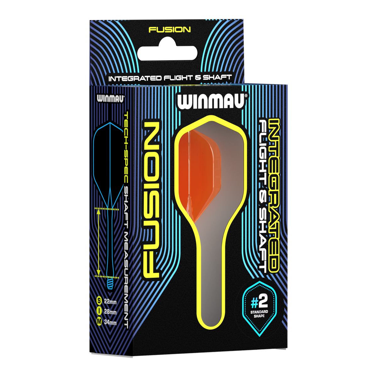 Winmau Fusion Flight-Shaft-System Standard Orange