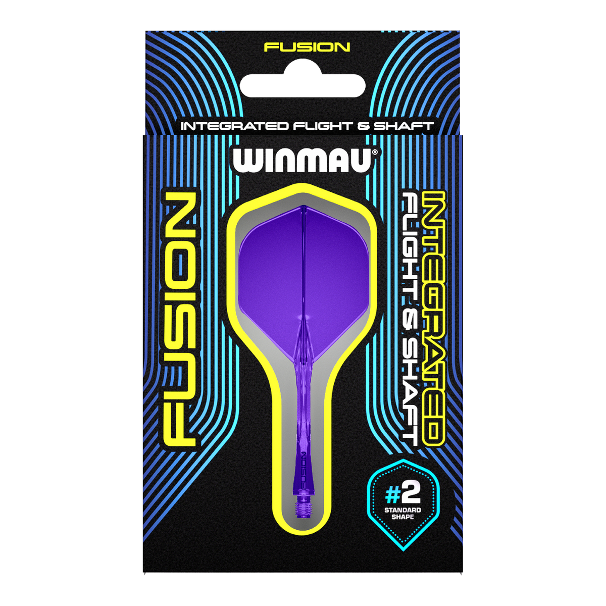 Winmau Fusion Flight-Shaft-System Standard Lila