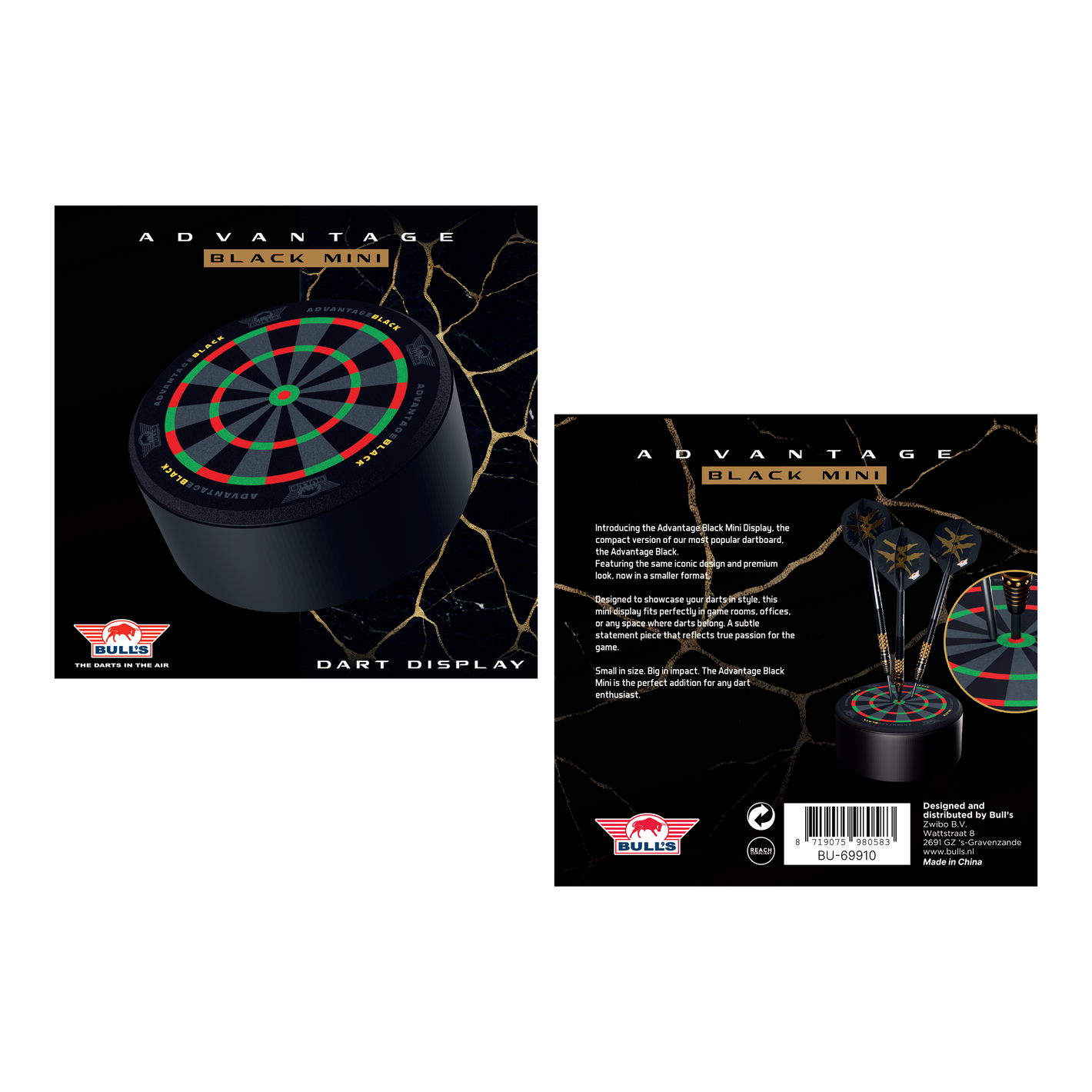 Image of Bulls NL Advantage Black Mini Darthalter