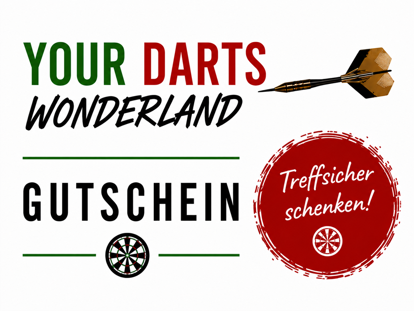 Darts-Geschenkgutschein- Das perfekte Geschenk für jeden Dartfan