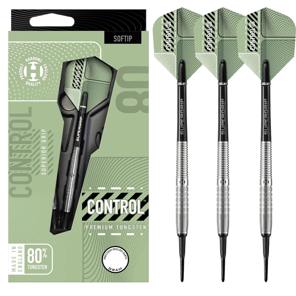 Harrows Control Tapered Softdarts 20g – 80% Tungsten