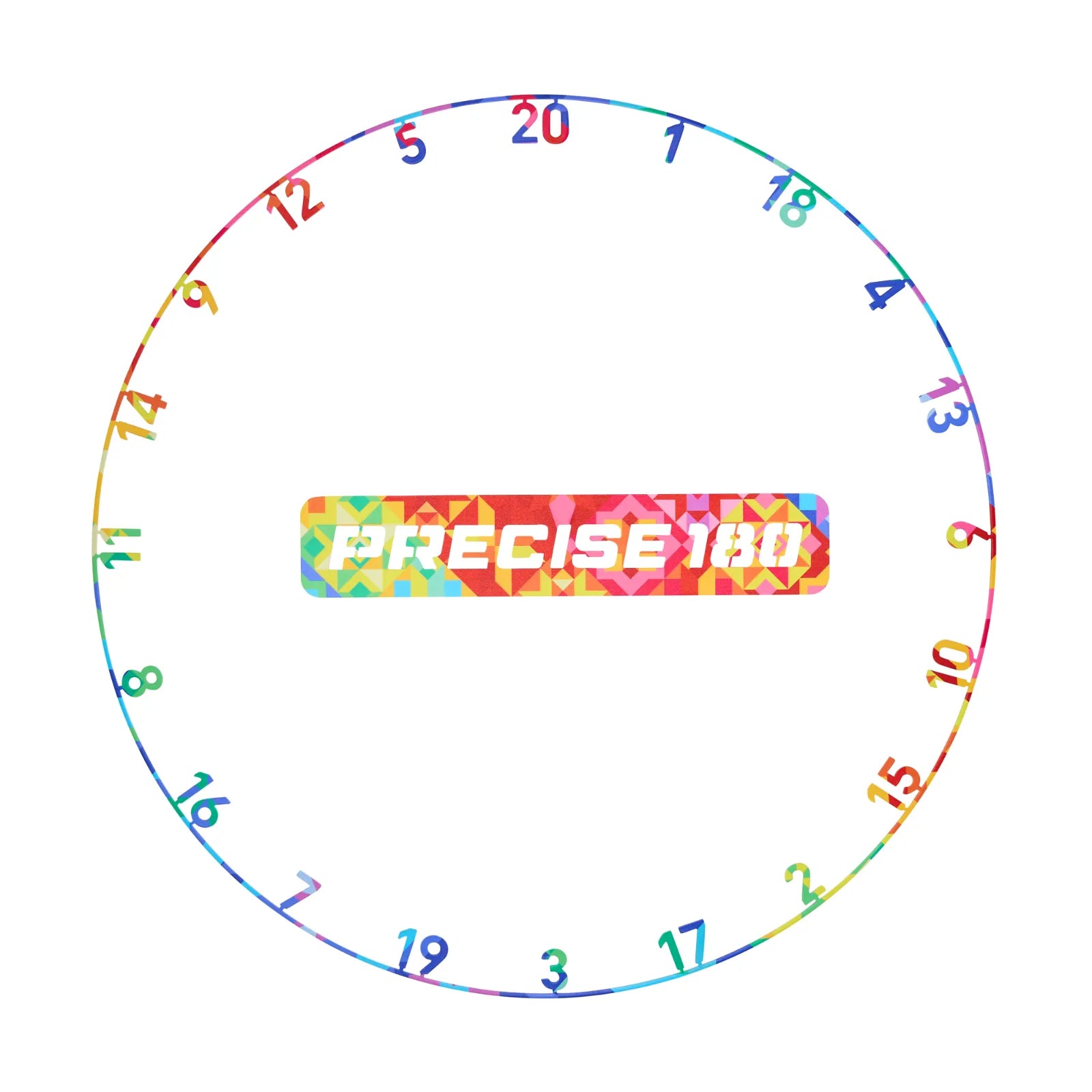Precise 180 - Zahlenring Polychrome für Dartboards
