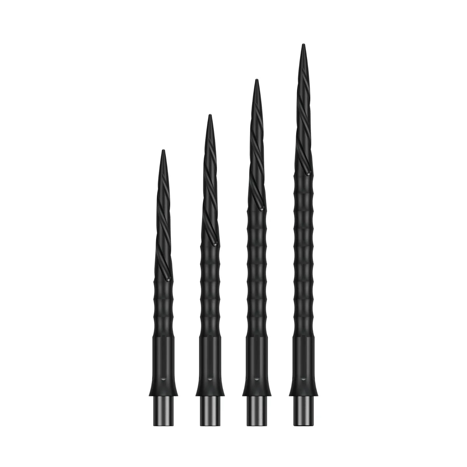 Image of Precise180 Steeldartspitzen Gunmetal Spiro in Schwarz, Wechselspitzen für das Caliburn-System