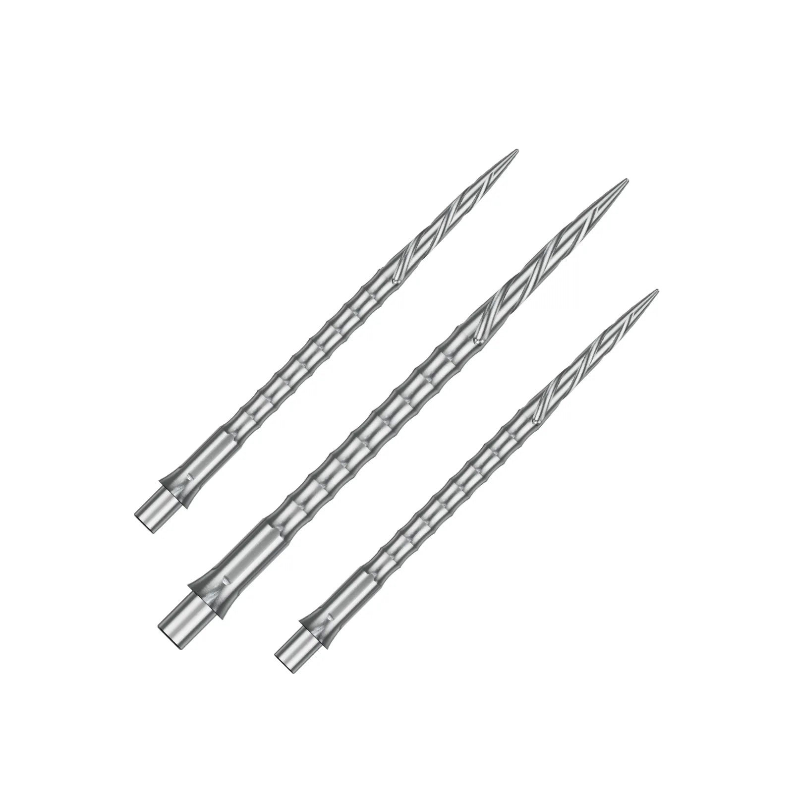 Precise180 Steeldartspitzen Silber Spiro –  Wechselspitzen für das Caliburn-System
