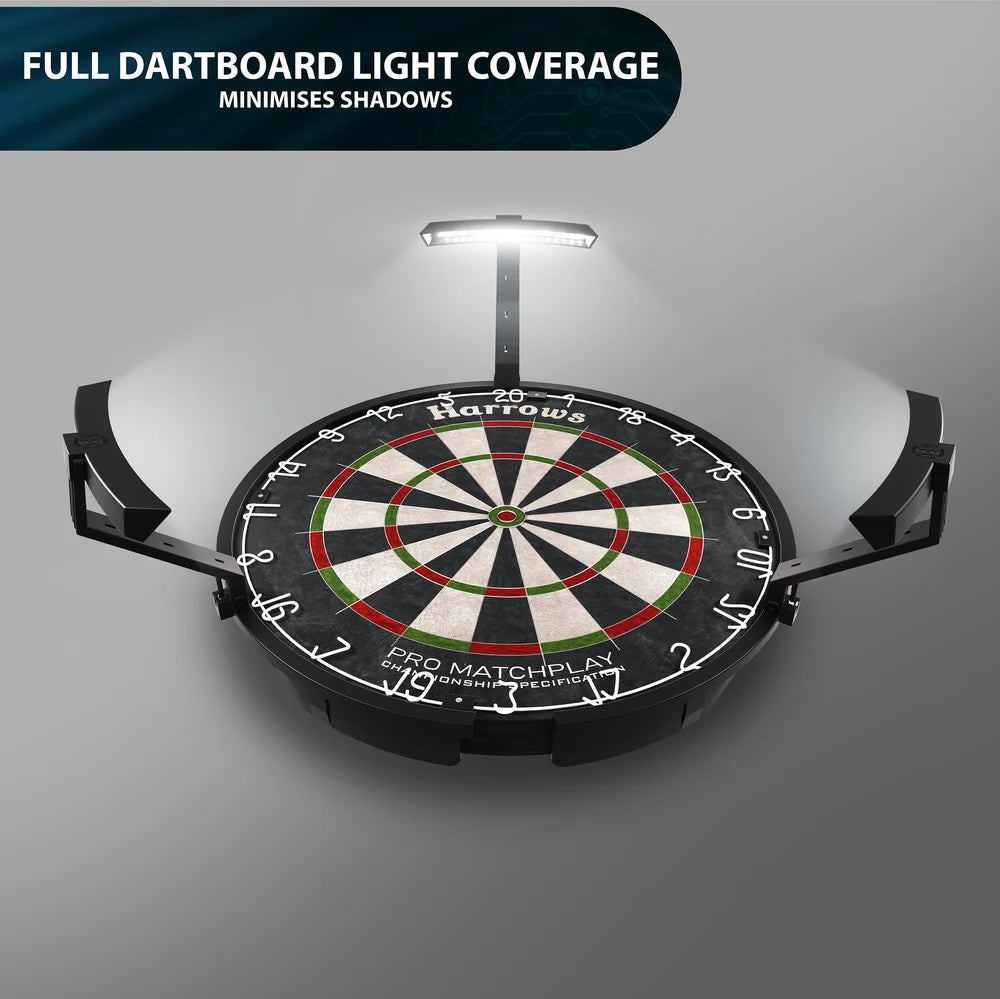 Harrows Trilight LED Dartscheibenbeleuchtung – 3-fach Dartboard Licht