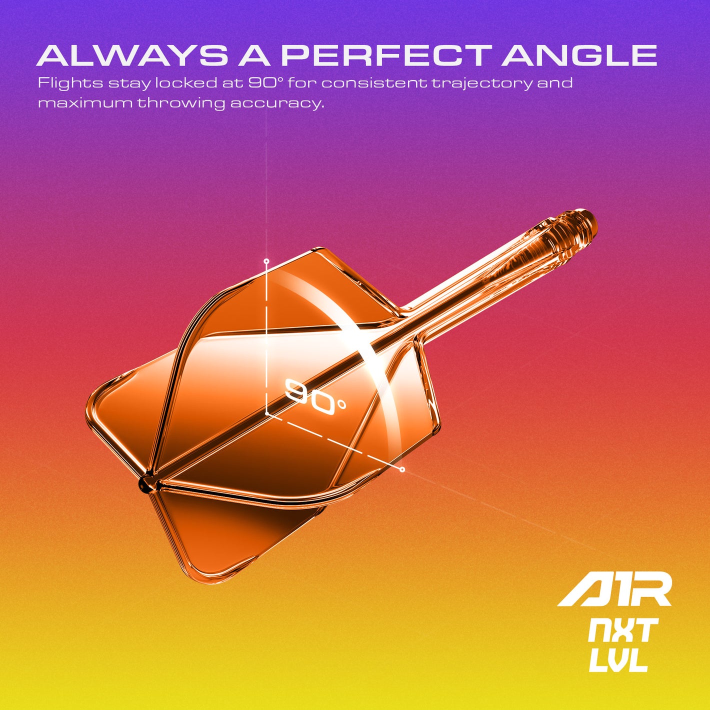 Image of GOAT A1R No6 Flight-Shaft-System - Neon Orange