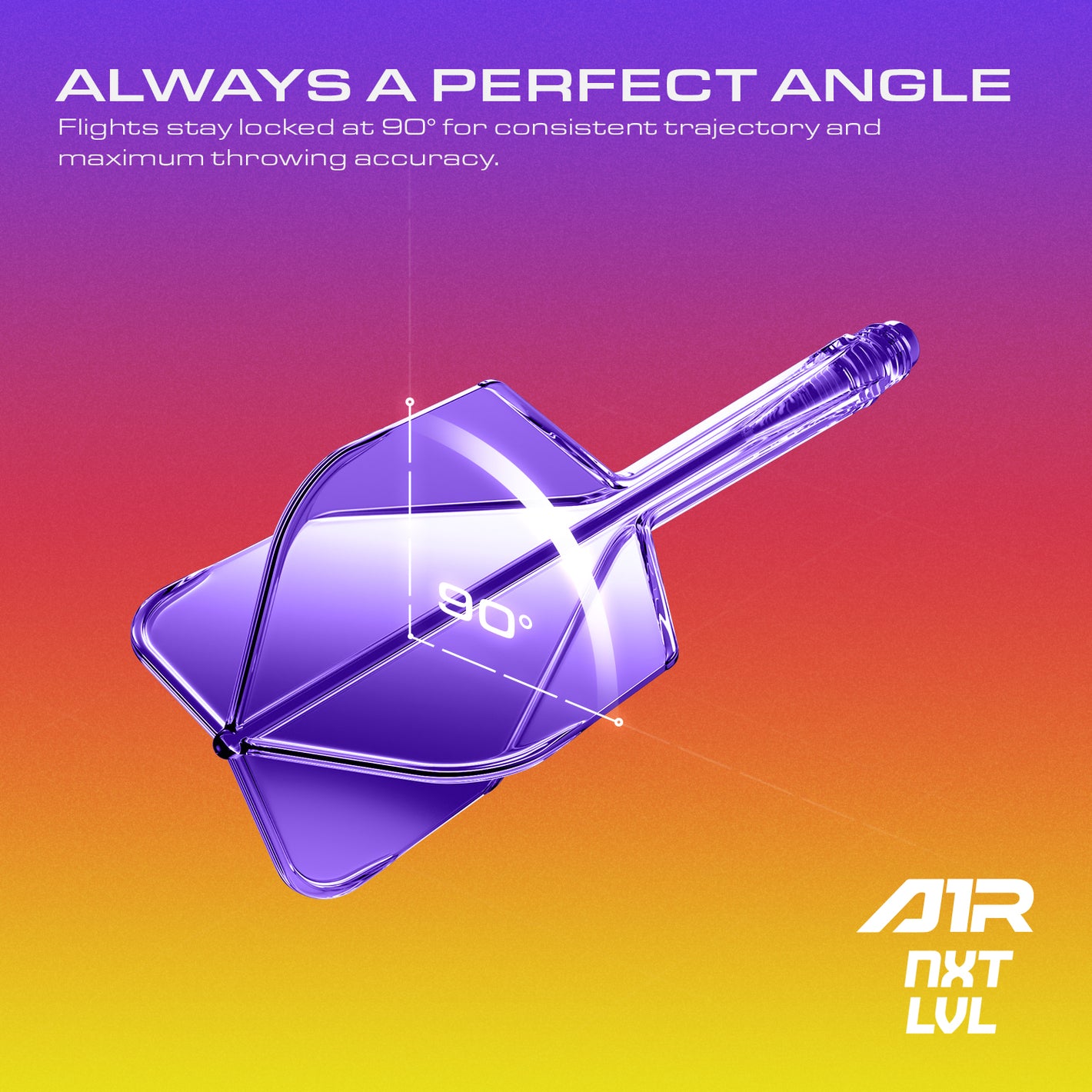 GOAT A1R No6 Flight-Shaft-System - Neon Lila