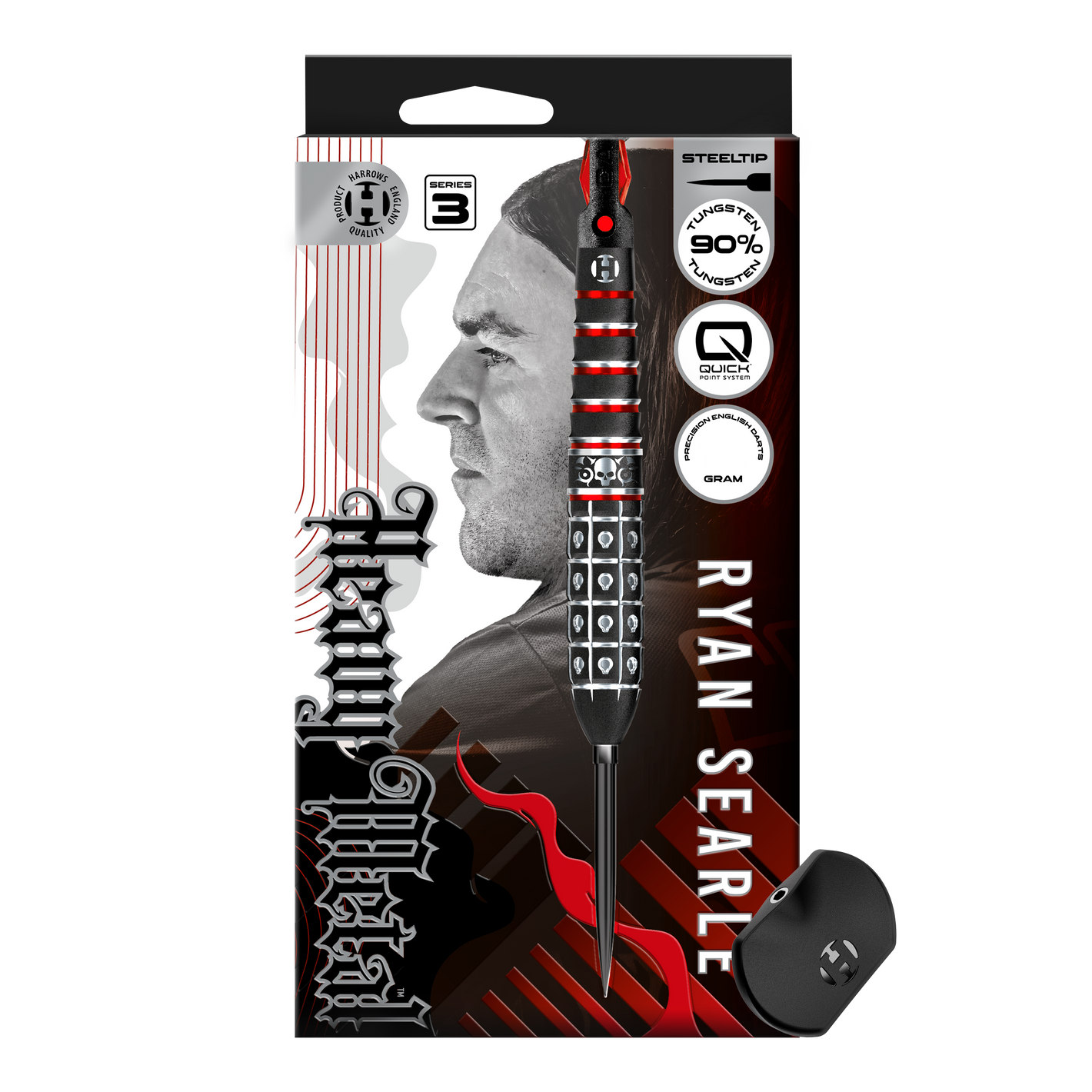 Image of Harrows Ryan Searle Series 3 Quick Point Steeldarts