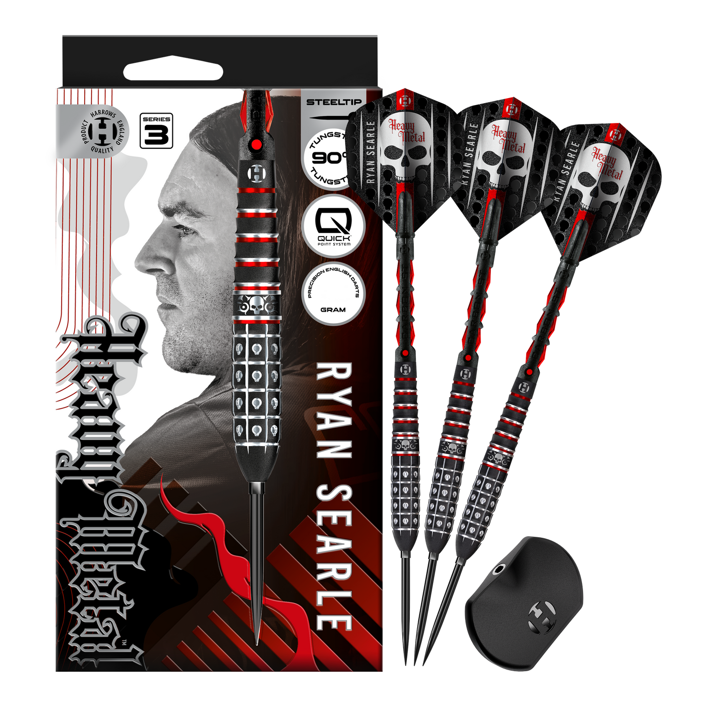 Image of Harrows Ryan Searle Series 3 Quick Point Steeldarts