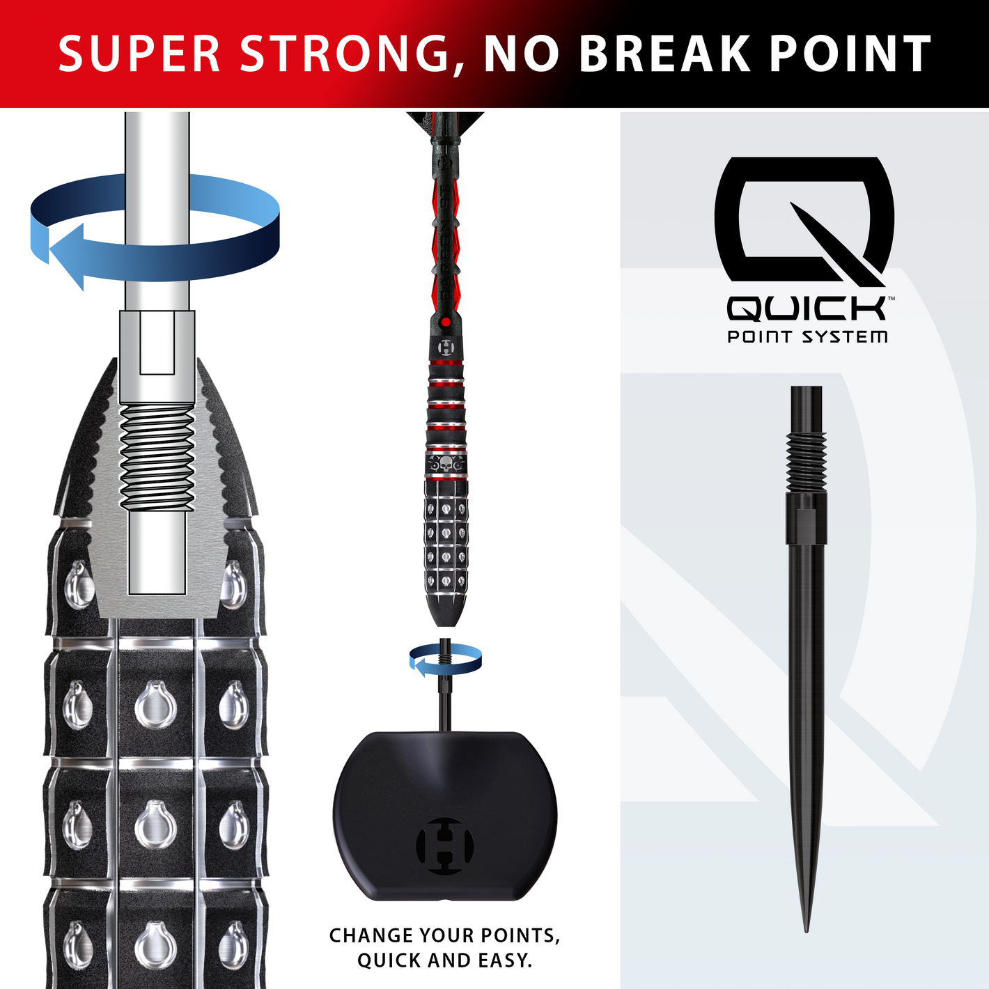 Image of Harrows Ryan Searle Series 3 Quick Point Steeldarts