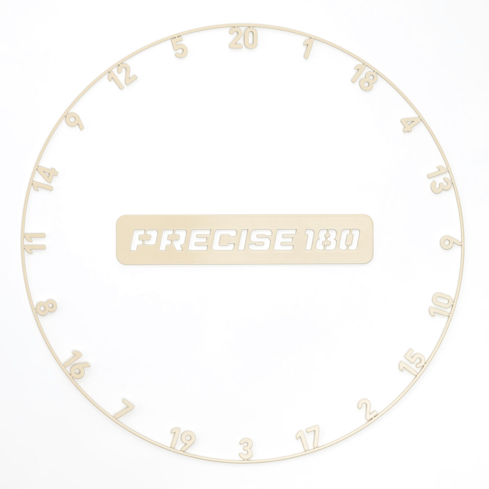 Precise 180 - Zahlenring Ivory Sisal für Dartboards