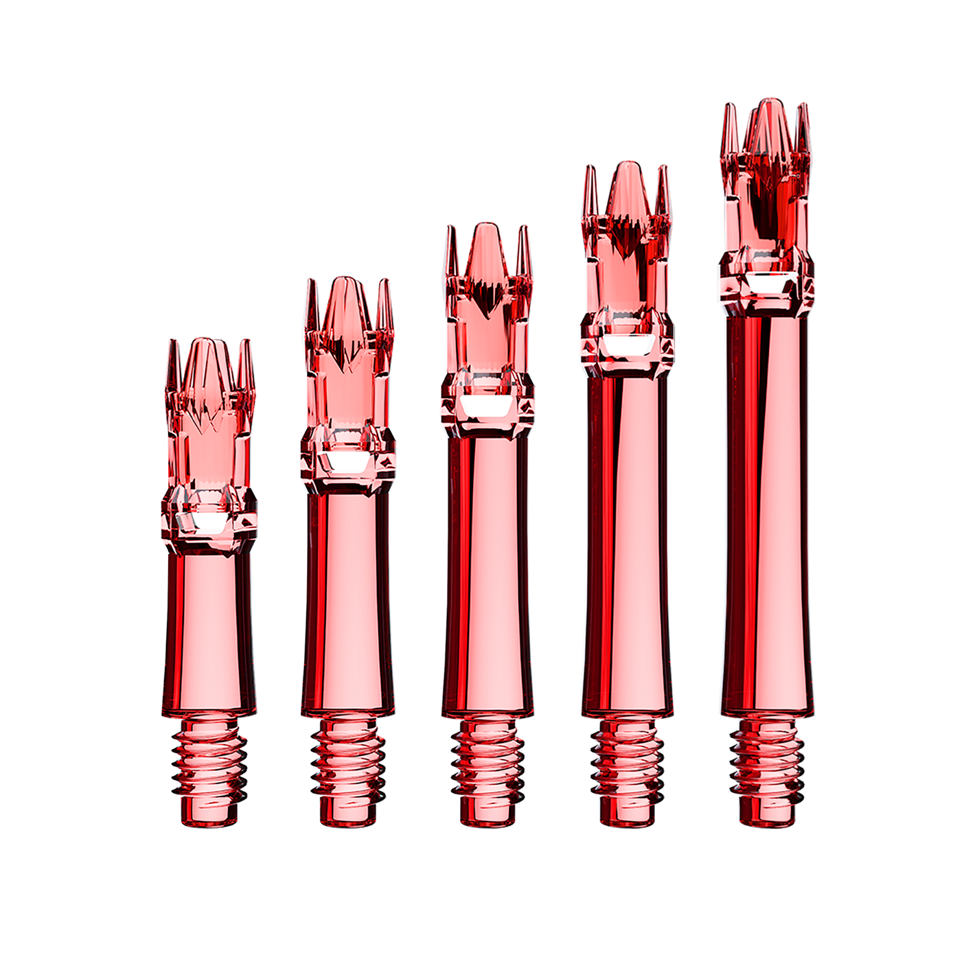 Image of L-Style L-System Ersatzshafts Clear Red – Dart Shafts