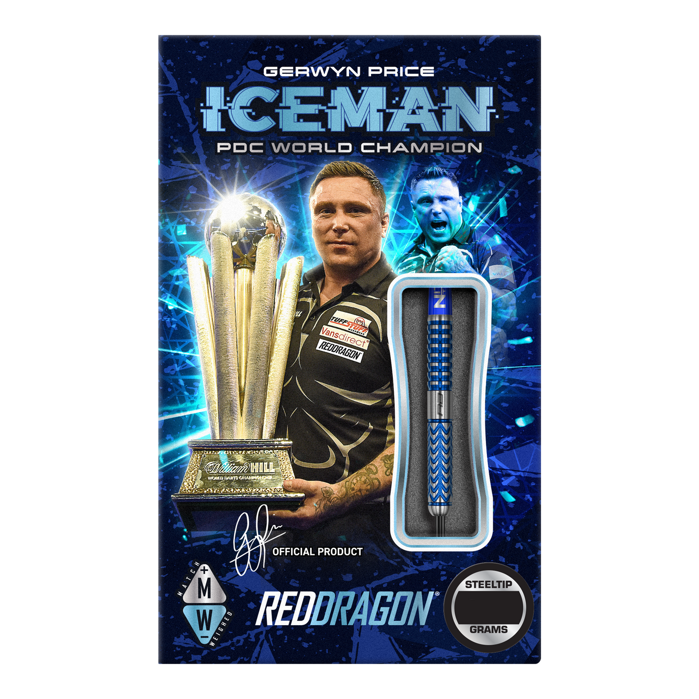 Image of Red Dragon Gerwyn Price Glacier Steeldarts