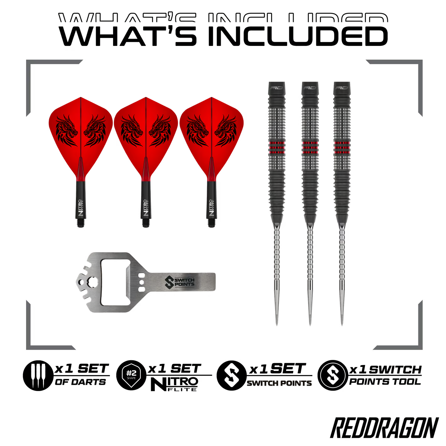 Red Dragon Jonny Clayton Hireath Switch Point Steeldarts
