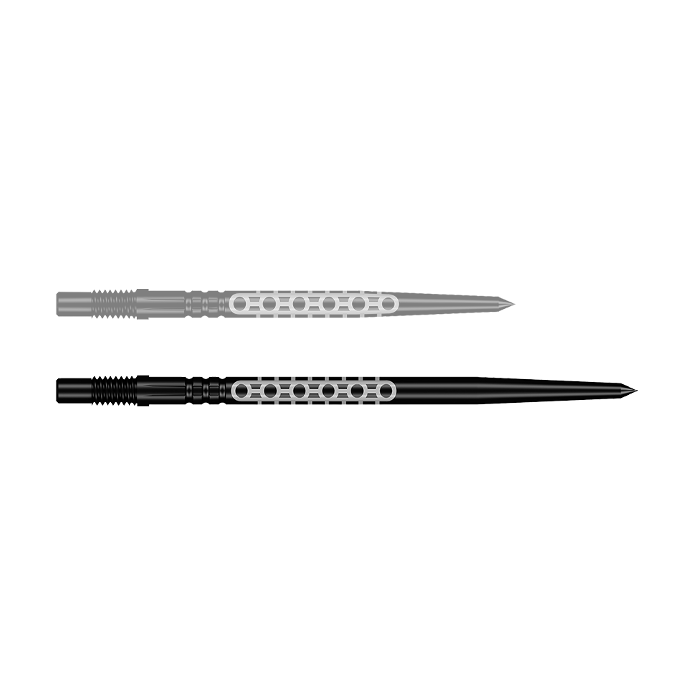 Shot Turbo Point Goths Dartspitzen - Schwarz