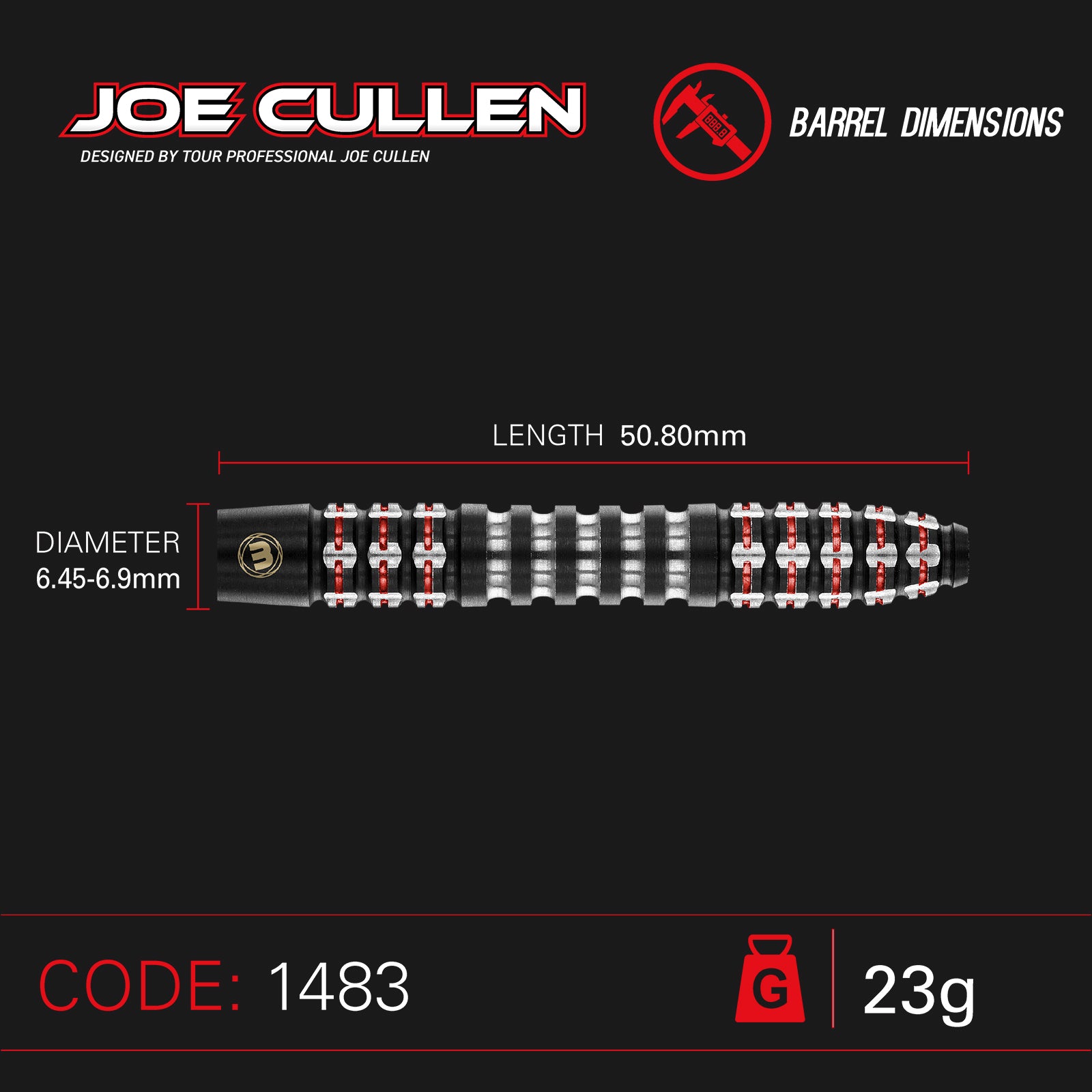 Image of Steeldart Winmau Joe Cullen Ignition